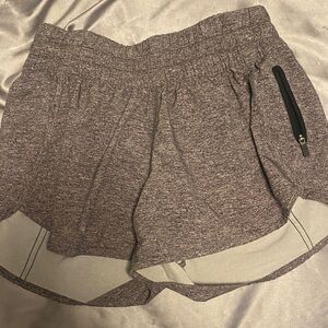 Lululemon Athletica Heathered Gray Athletic Shorts